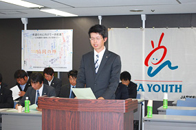 TPP交渉参加に反対する特別決議(提案:宮城県農協青年連盟 村岡一也 委員)