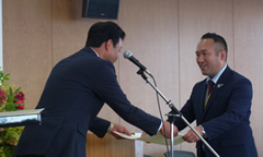 （大会開催を待つ本県の盟友）